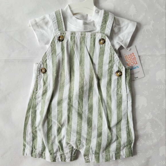 Carter's Matching Sets Nwt Carters Just One You Baby Boy Overall